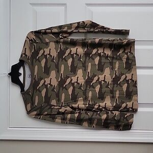 Wonder Nation Boy's Camo Long Sleeve Shirt